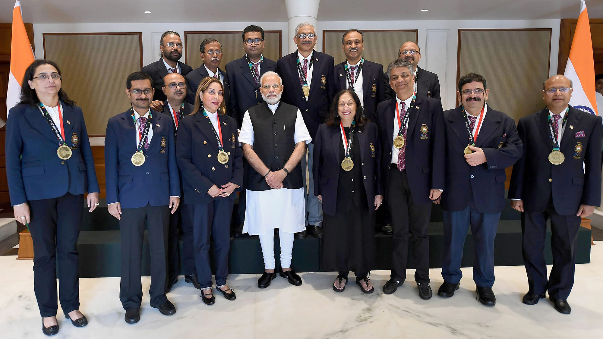 The Indian bridge team, averaging 60 years, won three medals at the Asian Games.