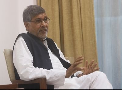 Nobel laureate Kailash Satyarthi. (Photo: Bidesh Manna/IANS)