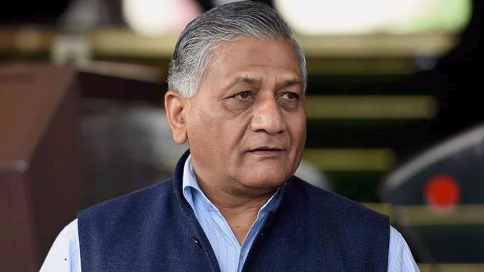 File Image of Minister of State for External Affairs VK Singh.&nbsp;