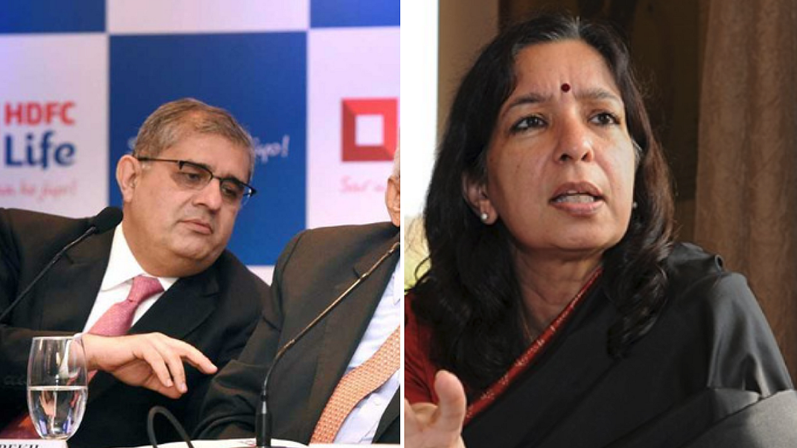 Amitabh Chaudhry (Left) and Shikha Sharma (right).
