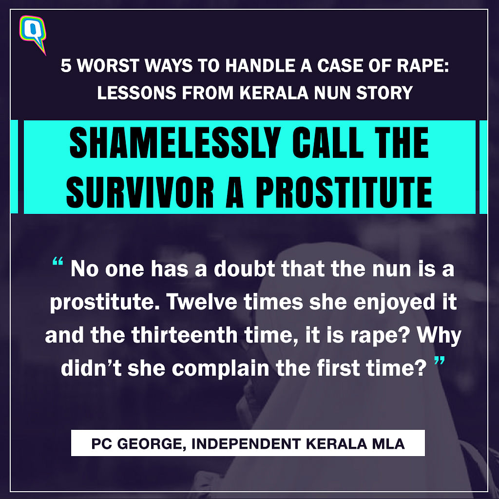 How not to deal with a case of rape: Lessons from the Kerala nun story
