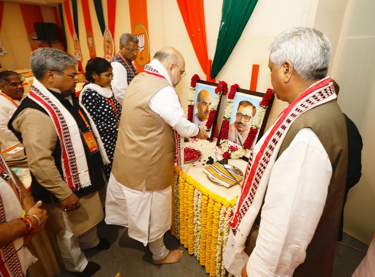Amit Shah inaugurated the meeting of its national office bearers, and it will be followed by the national executive meeting.