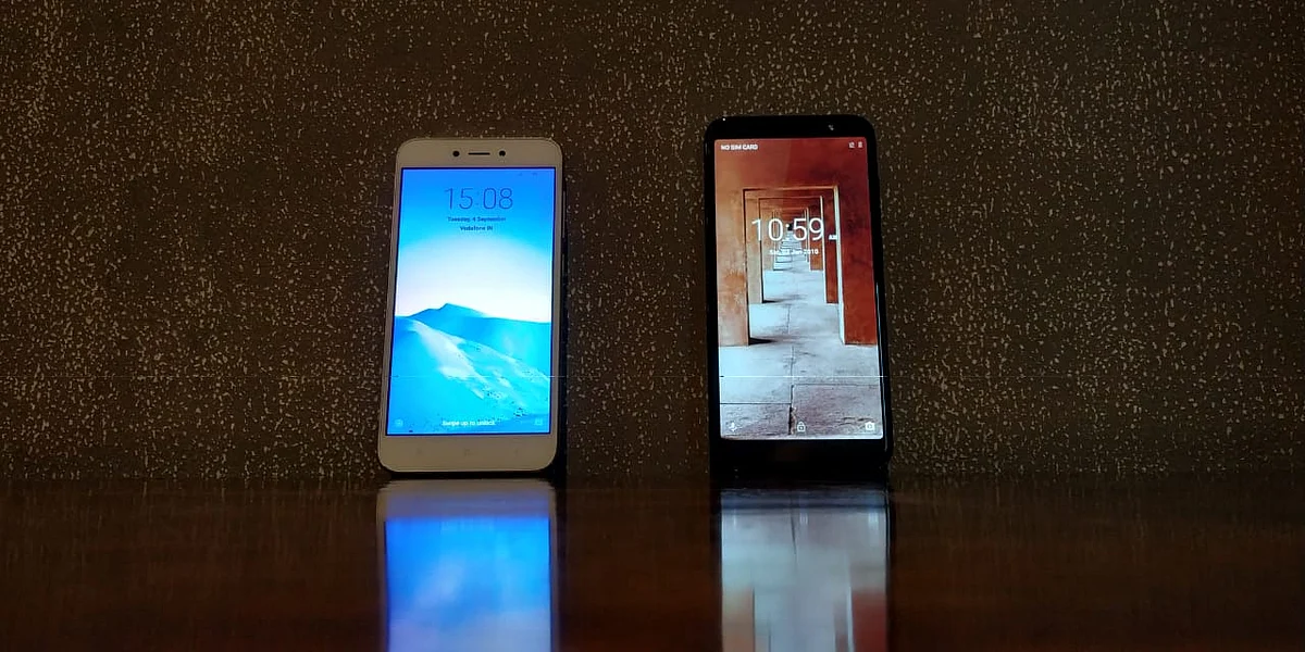 The Yu Ace has a 5.5-inch display, while the Redmi 5A has a 5.0-inch panel.