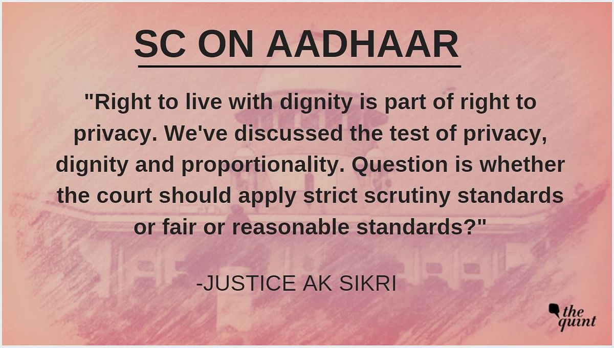 Reading out his judgment on Aadhaar, Justice AK Sikri said being unique is better than being best.