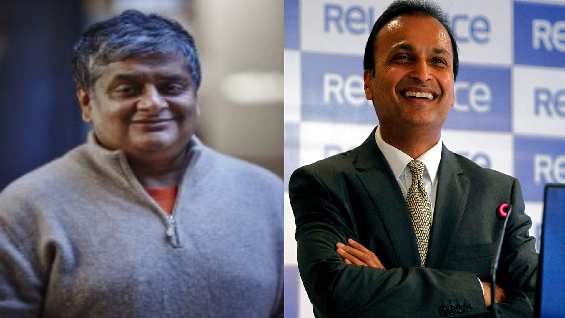 Ravi Viswanathan (L) and Anil Ambani (R) purchased about 30 per cent stake in Nashik Vintners in 2014.