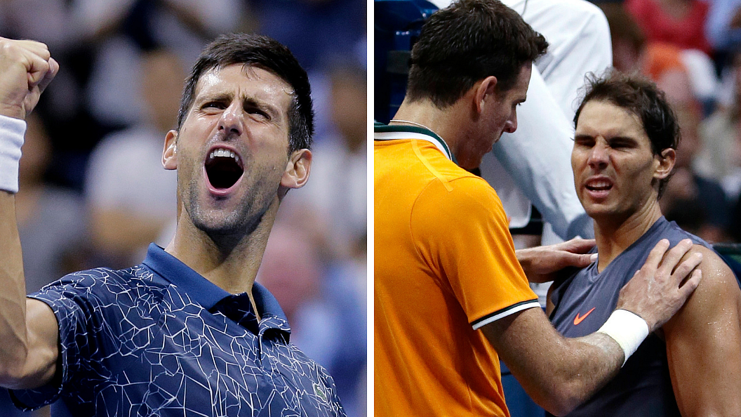 Novak Djokovic will next face Juan Martin del Potro in the final of the US Open on Sunday night. del Potro advanced to the final after Rafael Nadal retired hurt from their semi-final.