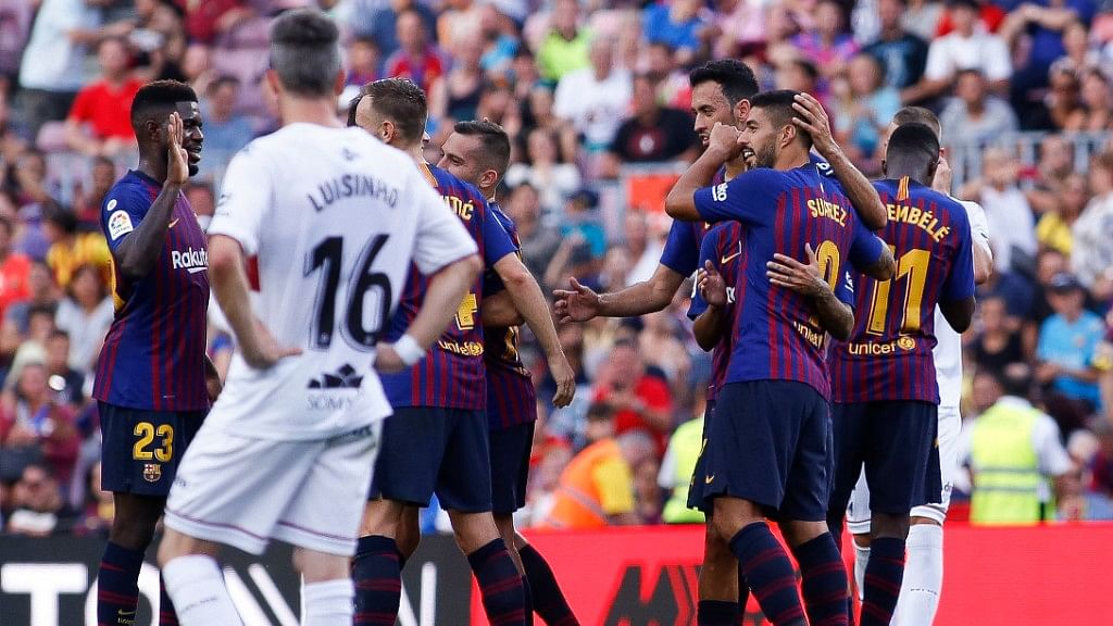 Barcelona have won their three opening league games.