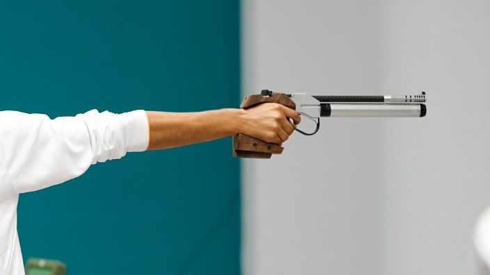 Udhayveer Singh, all of 16, shone bright with an individual gold in the junior men’s 25m pistol event.