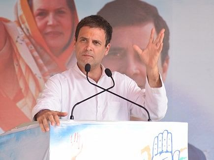 Congress President Rahul Gandhi kick-started his two-day visit to poll-bound Madhya Pradesh with a massive roadshow.
