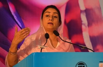 Union Food Processing Industries Minister Harsimrat Kaur Badal (File Photo: IANS/PIB)