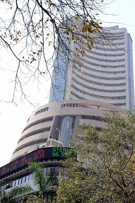 Bombay Stock Exchange. (File Photo: IANS)