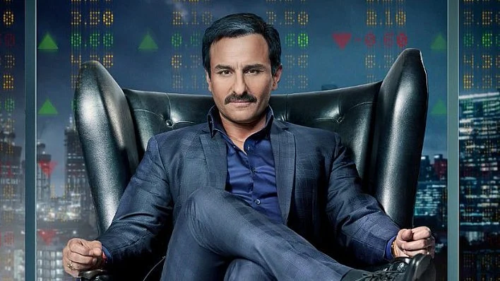 Saif Ali Khan in a still from <i>Baazaar</i>. 