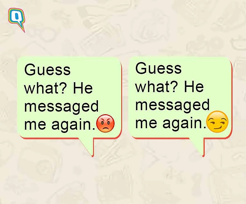 A smirk face is all the context your BFF needs.