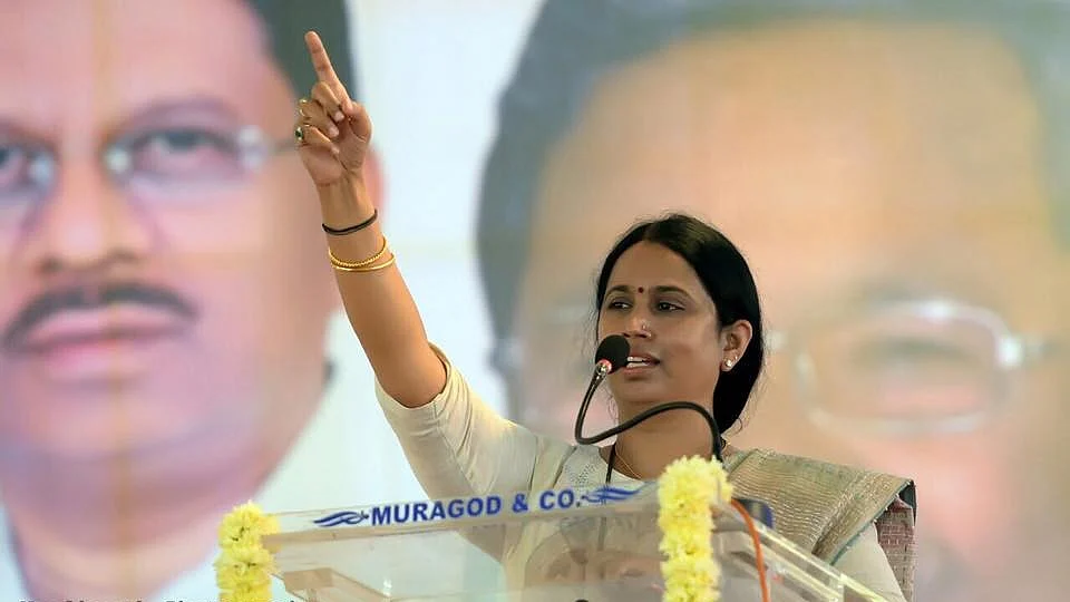 Laxmi Hebbalkar was a former ally of the Jarkiholi family. 