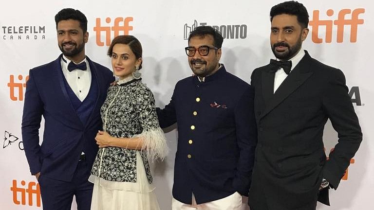 The lead actors Abhishek Bachchan, Vicky Kaushal, Taapsee Pannu attended the premiere of Manmarziyaan at the ongoing Toronto International Film Festival (TIFF).&nbsp;
