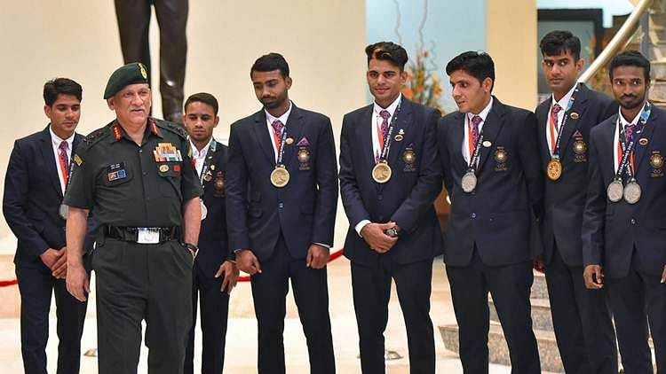 The Chief of Army Staff said that he expects more medals in future marquee events.