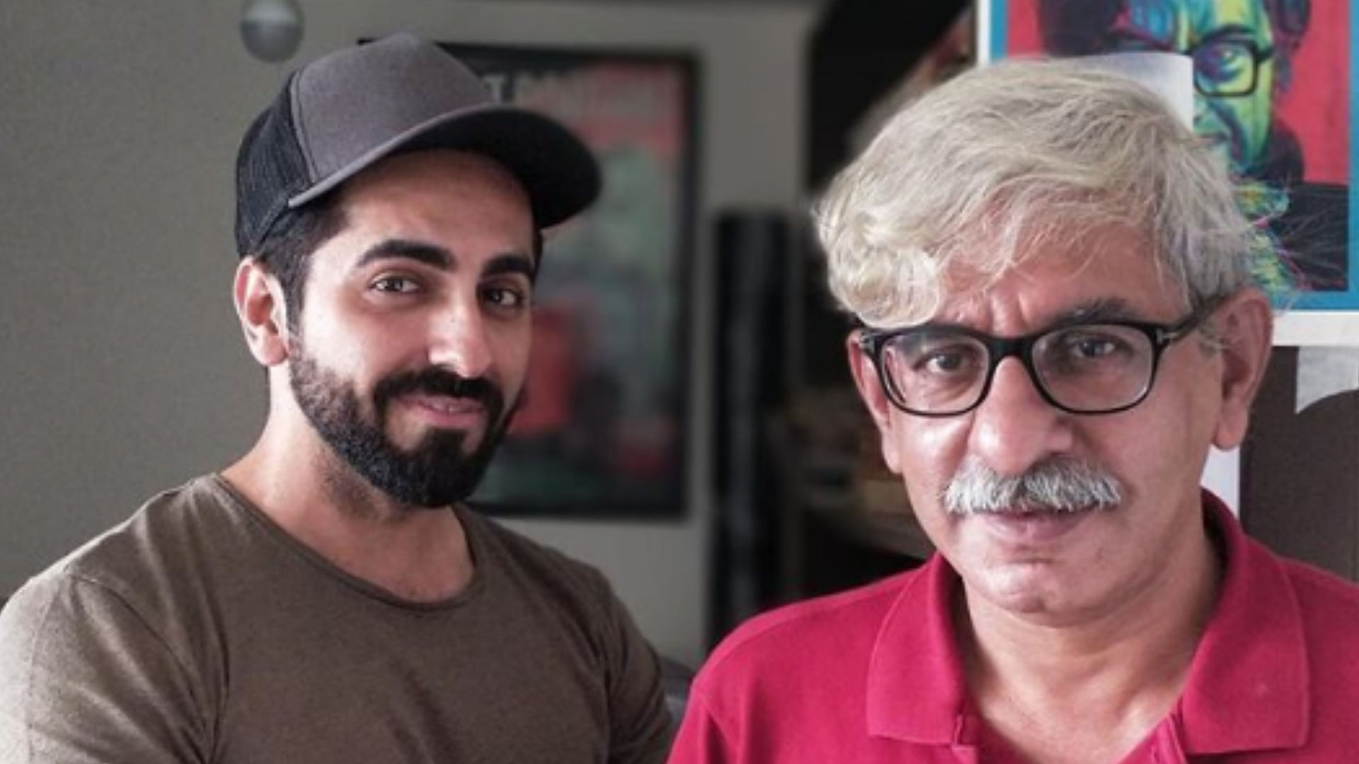 Ayushmann Khurrana with his director Sriram Raghavan.