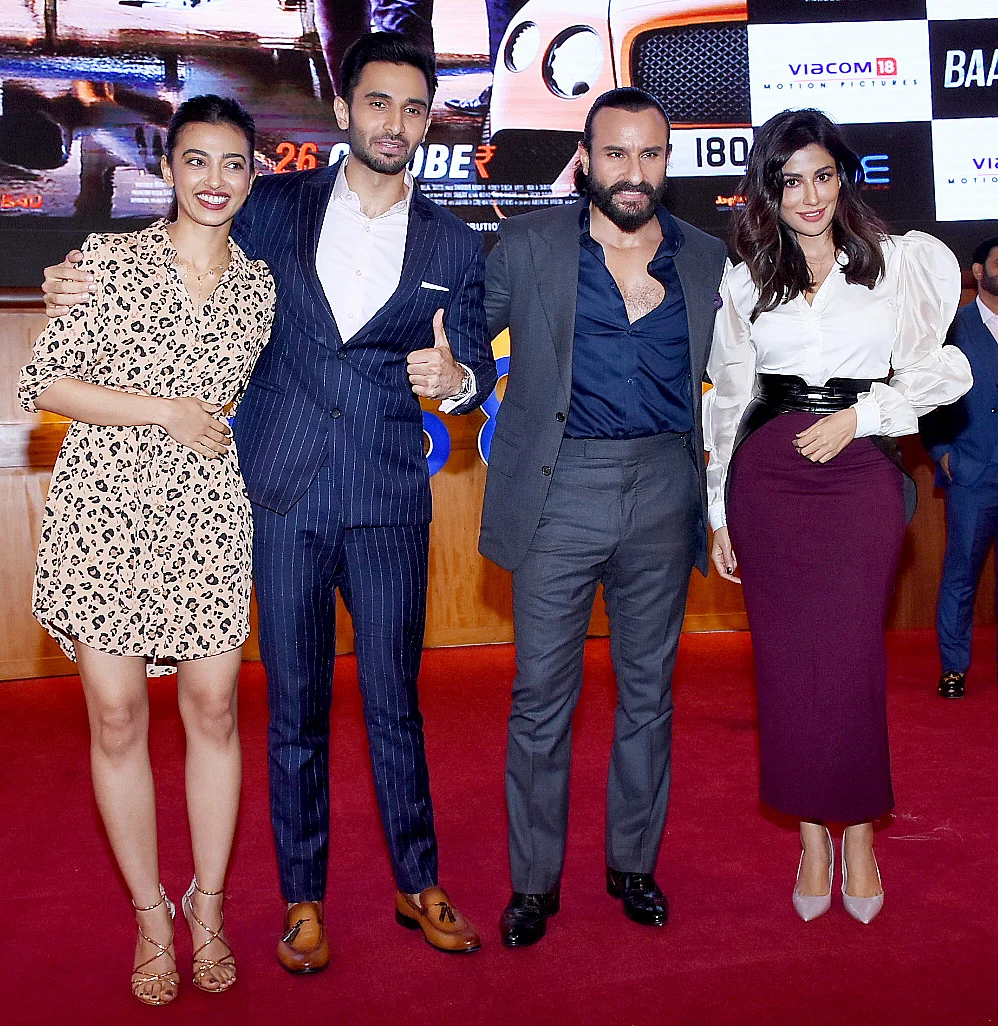 The <i>Baazaar</i> team at the trailer launch. 