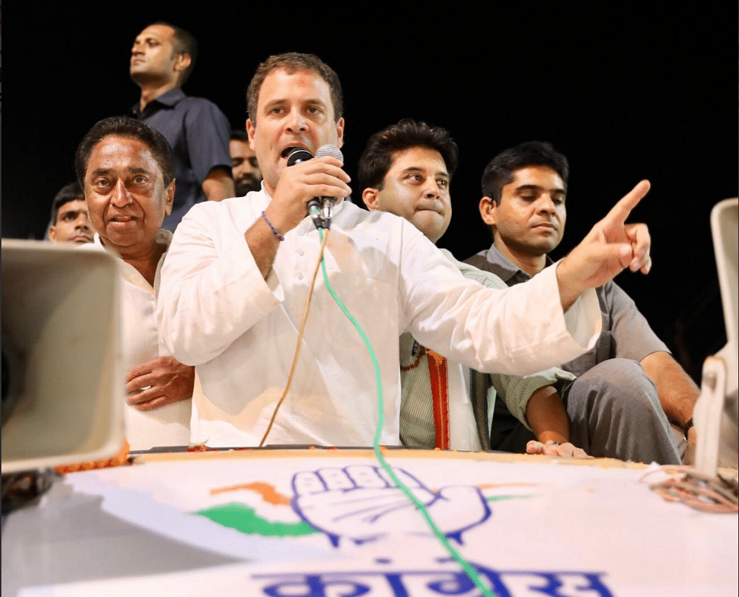 Rahul Gandhi wrapped up his visit to  Madhya Pradesh with an attack on PM Narendra Modi over the Rafale deal. 