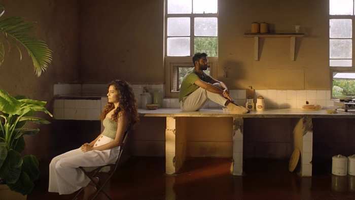 Mithila Palkar and Dhruv Sehgal in a still from <i>Pause</i>.