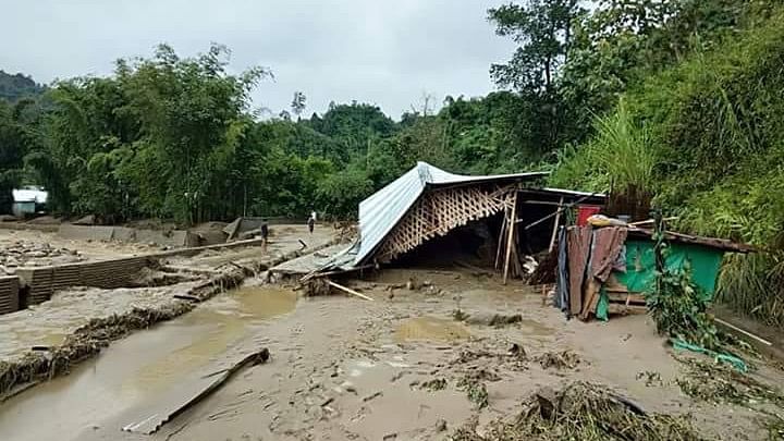 Many people have been affected from incessant rain and floods in Arunachal Pradesh, Assam and Sikkim.