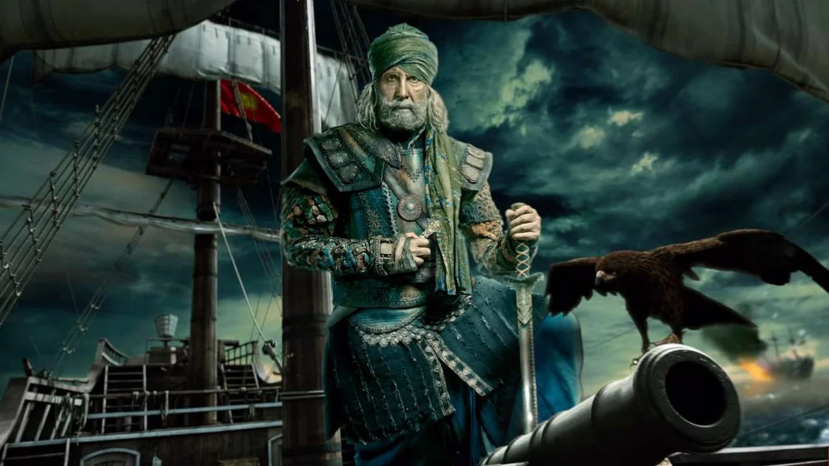 Amitabh Bachchan in <i>Thugs of Hindostan</i>. 