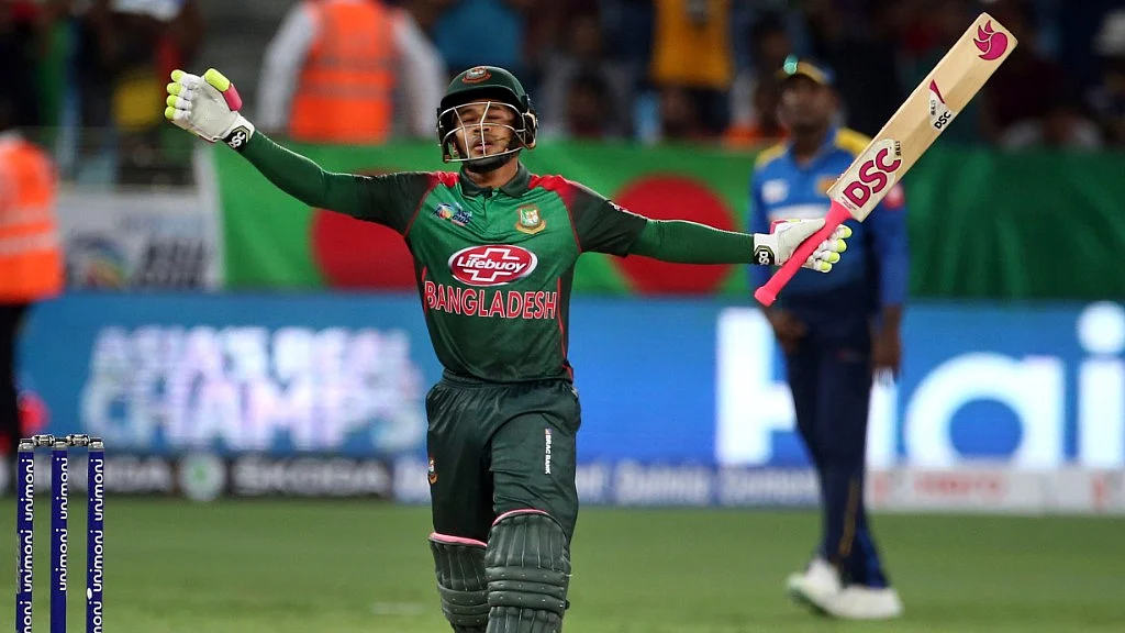 Mushfiqur shared a 131-run stand with Mohammed Mithun (63) for the third wicket.