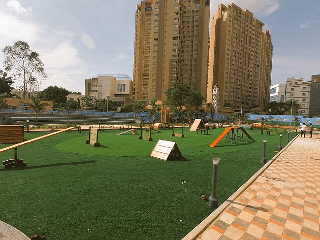 This is reportedly the first park in India to be developed to match international standards for pets.