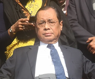 Justice Ranjan Gogoi. (Photo: Bidesh Manna/IANS)