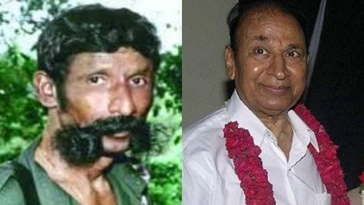 Rajkumar, the popular Kannada actor, was kidnapped by dacoit Veerappan.