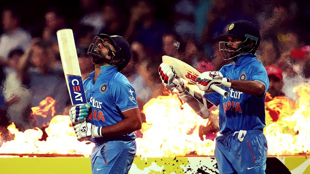 Rohit Sharma and Shikhar Dhawan scored 210 runs for the first wicket against Pakistan in the Asia Cup on Sunday.