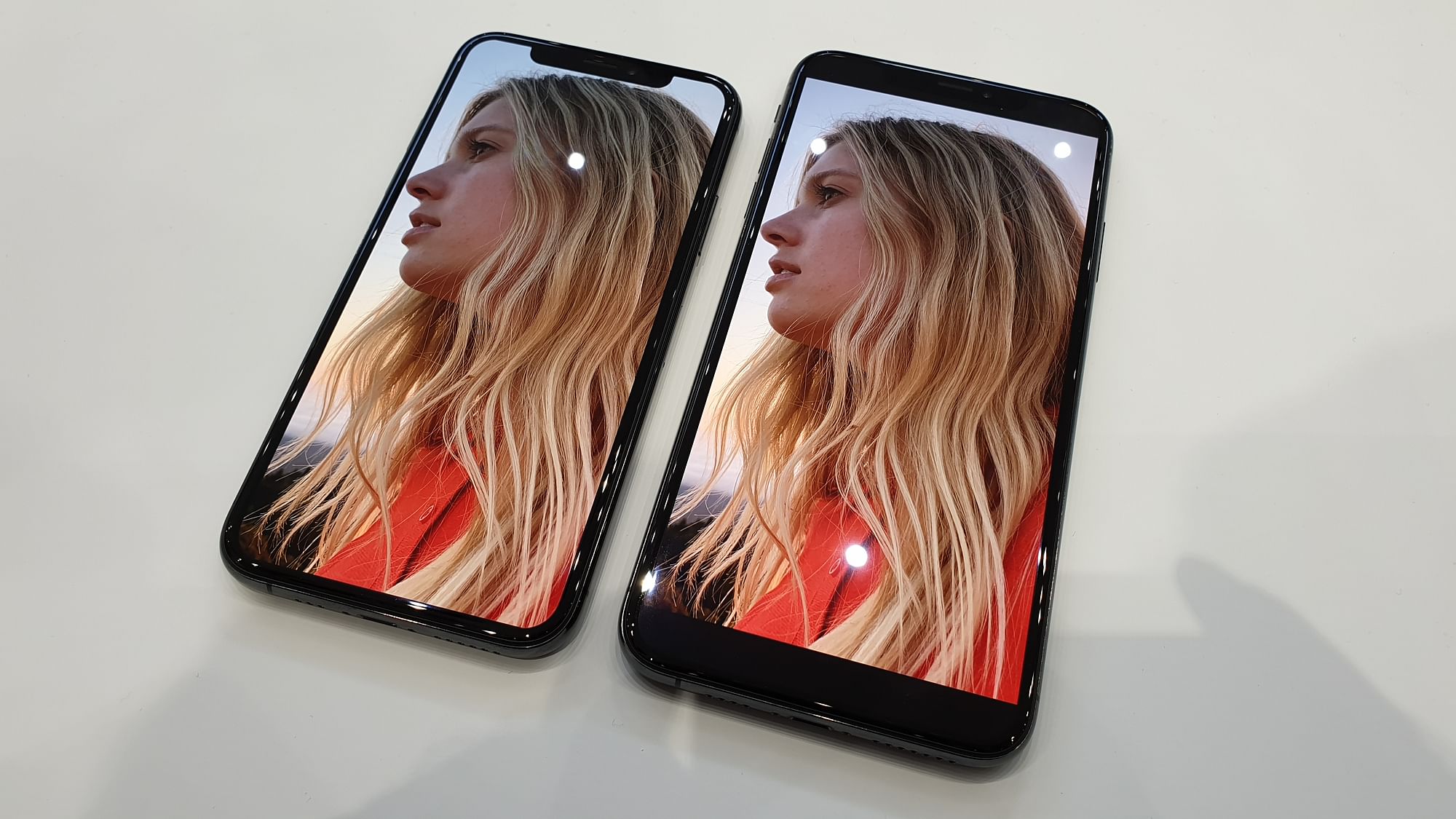 The iPhone XS series gets OLED screen with Super Retina resolution.&nbsp;