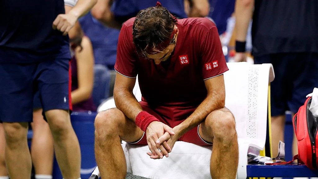 It’s only the second time in Federer’s past 14 appearances at the U.S. Open that he’s lost before the quarter-finals.