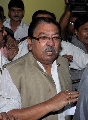 Congress leader Somen Mitra. (Photo: Kuntal Chakrabarty/IANS)