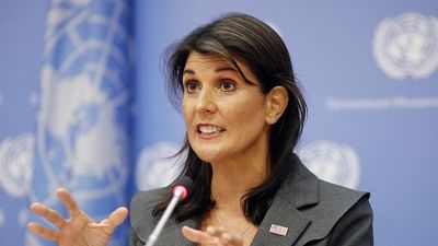 Former US Ambassador to the United Nations Nikki Haley.&nbsp;