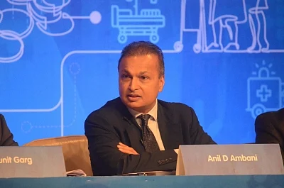Mumbai: Reliance ADAG Chairman Anil Ambani addressing at the annual general meeting of Reliance Anil Dhirubhai Ambani group (ADAG) at Birla Matoshree Auditorium in Mumbai on Sept. 18, 2018. (Photo: Sandeep Mahankal/IANS)