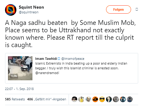 Fake News! ‘Naga Sadhu’ Was Not Thrashed by Muslims In Uttarakhand
