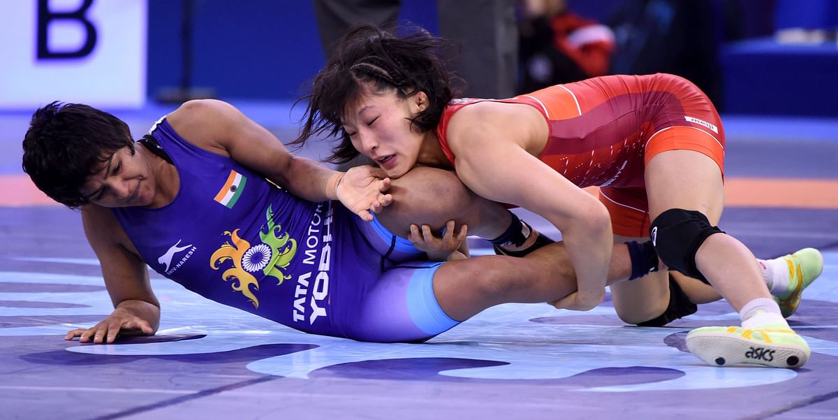 Ritu Malik, who had defeated Geeta Phogat in the trials, edged out Bulgaria’s Sofiya Hristova  9-8 in the repechage.