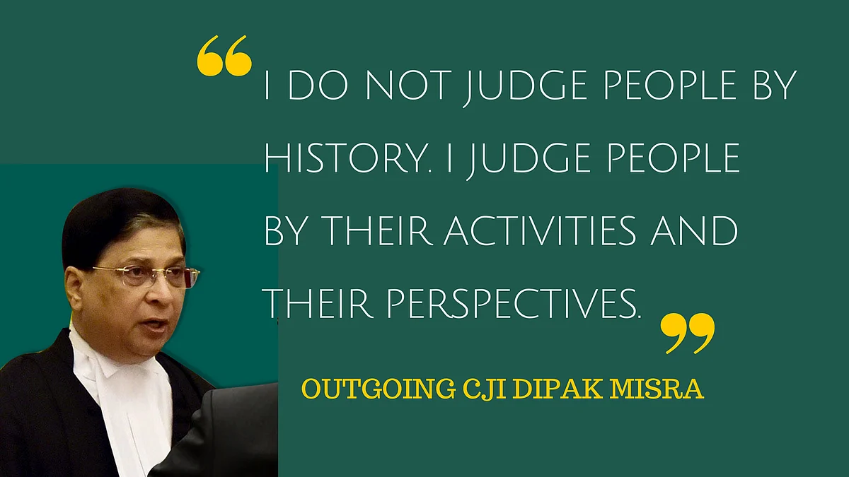 CJI Misra ‘Frankly Confesses’ That He’s Retiring a ‘Content Man’