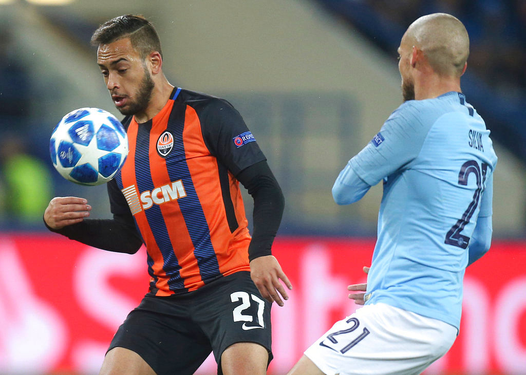 Manchester City took a step closer to qualifying from their Champions League group on Tuesday.