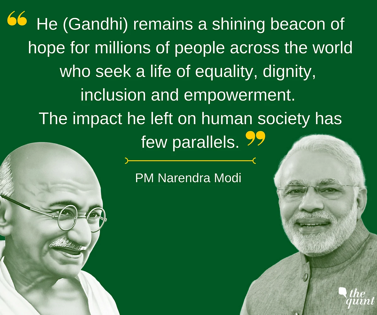 Bapu Had the Power to Unite Humanity: PM Modi on Mahatma Gandhi