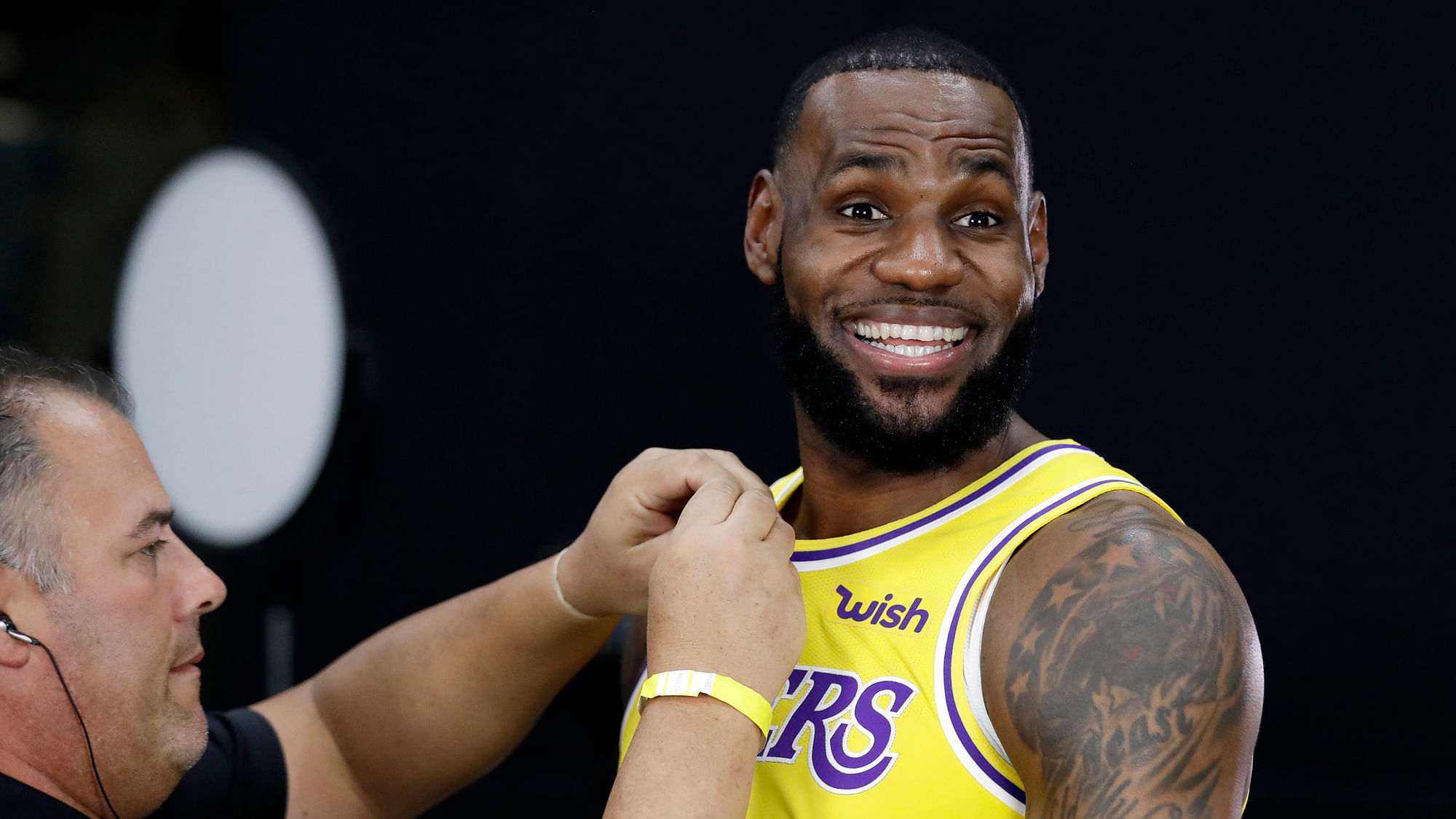 LeBron James returns from injury to play for the Los Angeles Lakers against the Clippers.