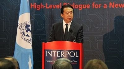 President of the International Criminal Police Organisation (Interpol) Meng Hongwei. (Xinhua/Zhang Xuefei/IANS)
