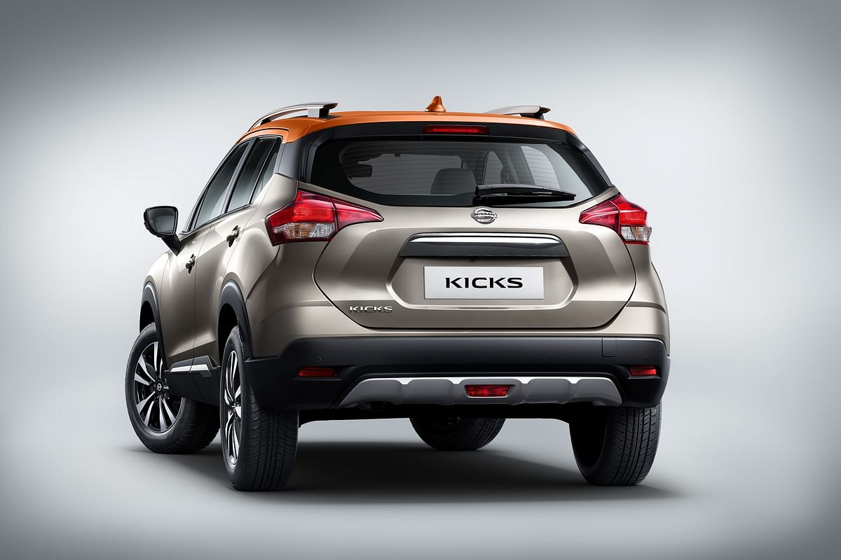 The India-spec Nissan Kicks shares its platform with the Nissan Terrano, Renault Duster and Renault Captur. 