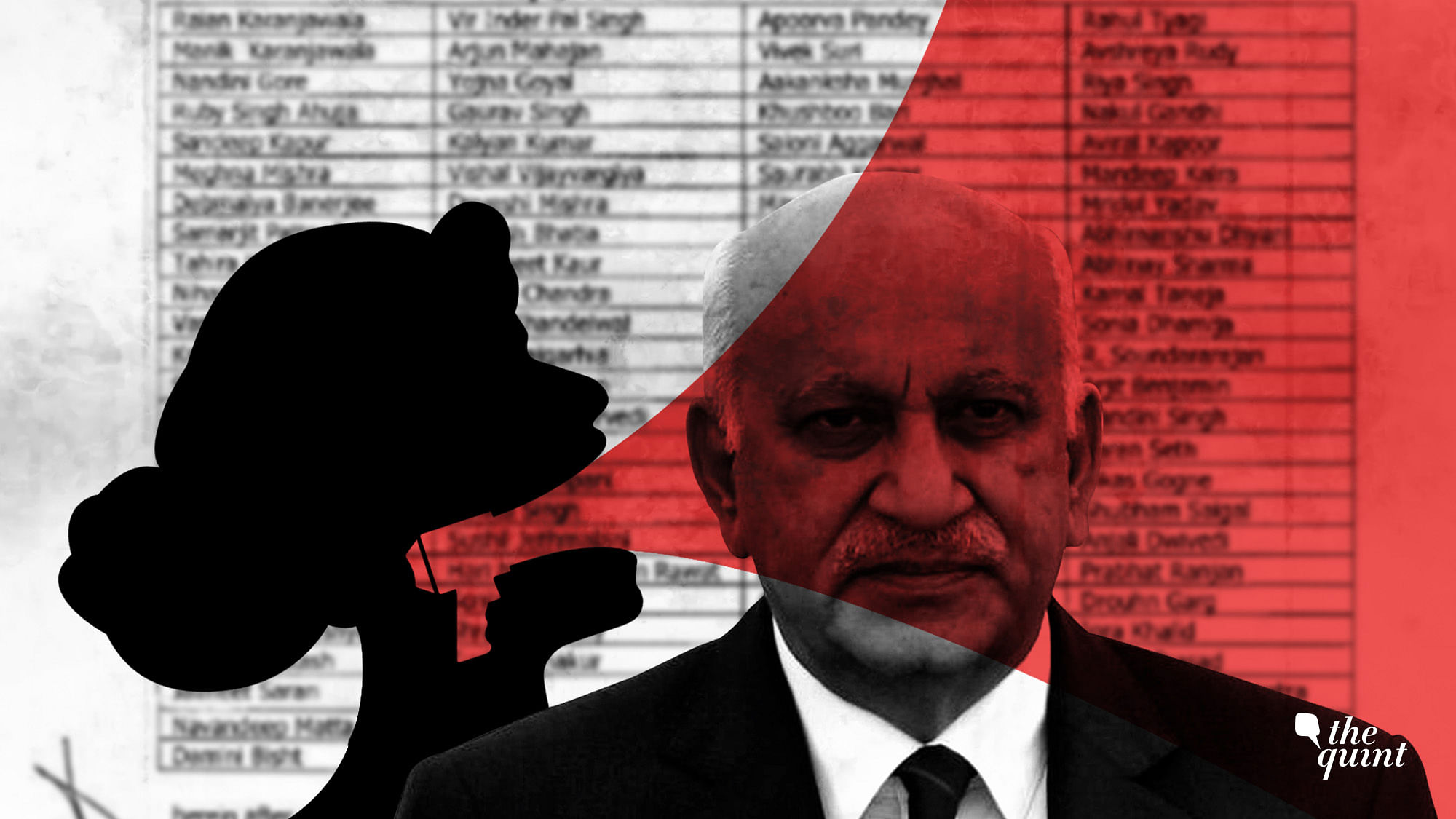 Contrary to what MJ Akbar says, there is a story – the story of over 12 women fighting the might.