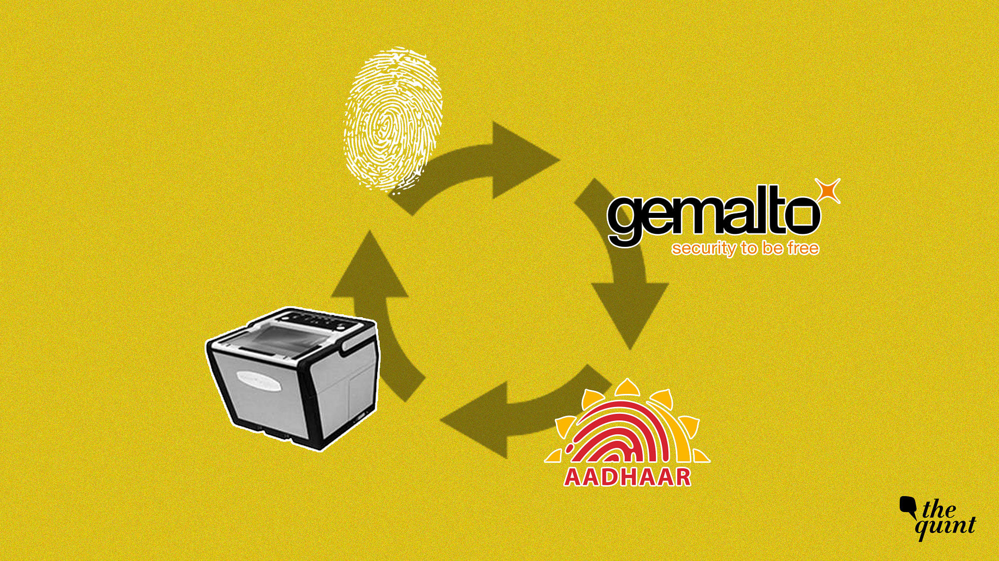 UIDAI uses Gemalto machines to capture and authenticate biometric information of citizens, a fact the security company omitted from its apology on Saturday.