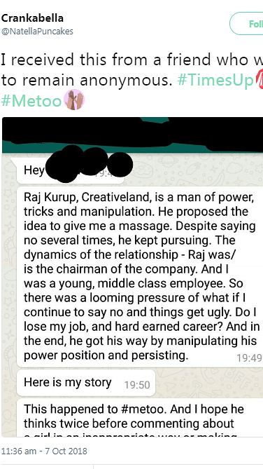 After MeToo  in Bollywood, media and the ‘woke’ comedy space, skeletons start emerging from the corporate closet.