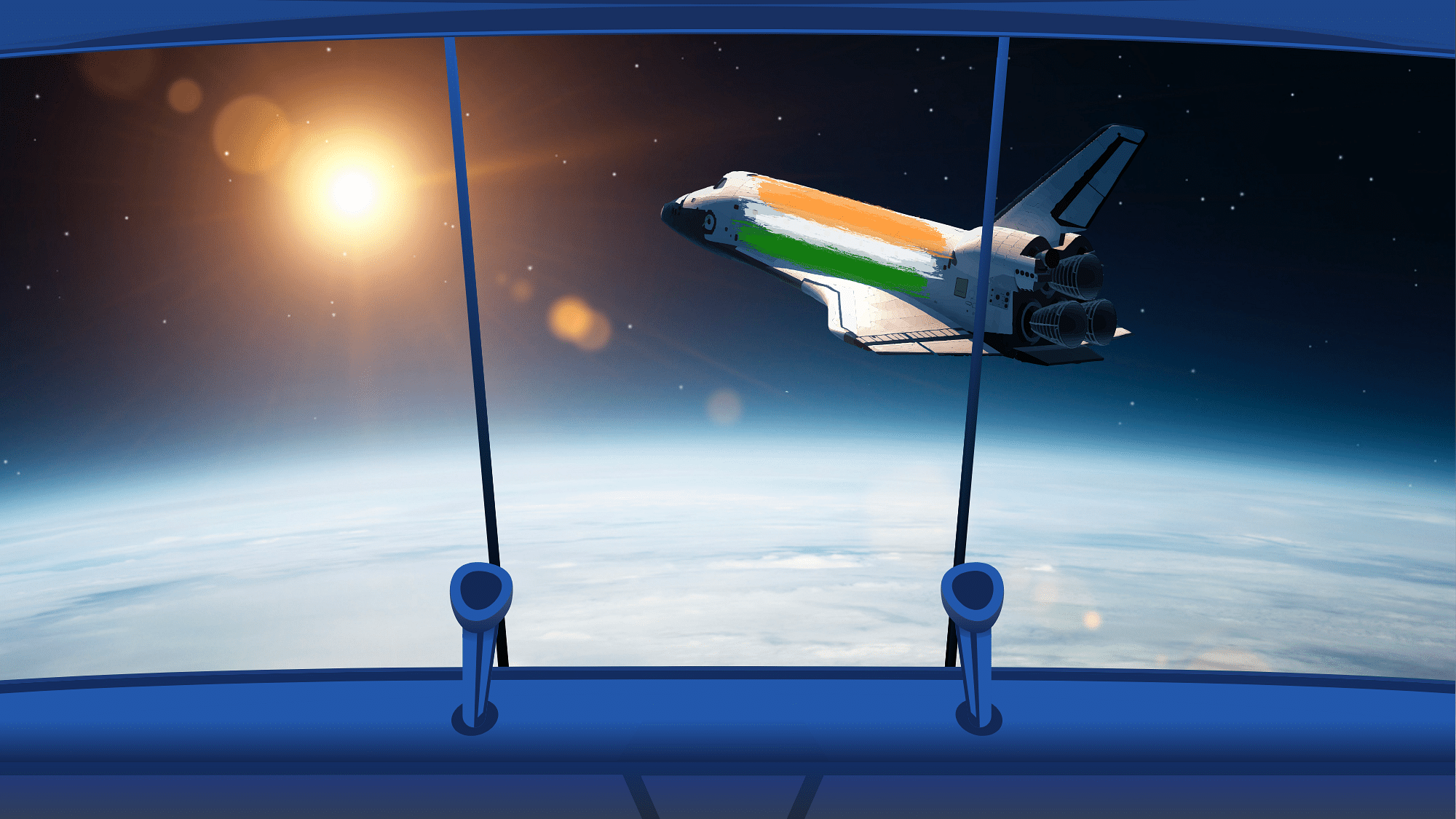 Are you ready for a quick space travel? Get in this desi spaceship to explore India’s starry achievements.&nbsp;