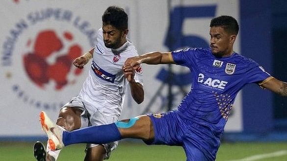 Mumbai City FC defeated arch-rivals FC Pune City 2-0 to record their first win in the Indian Super League in Mumbai on Friday.