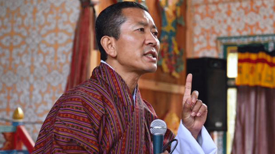 Loray Tshering, President of the newly-elected Druk Nyamrup Tshogpa party that has won Bhutan’s general elections. 
